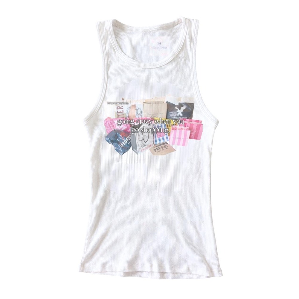 Just girly things graphic tank